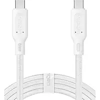 Дата-кабель Spigen DuraSync USB Type-C (тато) - USB Type-C (тато) 1.5m White (000CA25703)