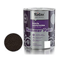 Эмаль молотковая Rolax Hammer Paint № 317 шоколад 2л