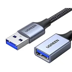 Кабельний подовжувач Ugreen US115 USB 3.0 (тато)  -  USB 3.0 (тато) 2m Black (UGR-10497)