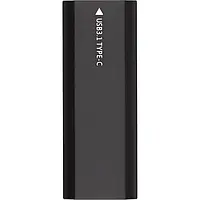 Наружный карман для диска PowerPlant NVMe/SATA M.2 SSD to USB 3.1 Black (HC380459)