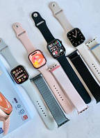 Новинка 2024 Умные Смарт-часы 9 серии Pro Max 9S. Apple Watch S9 series 45 mm Amoled экран 2 ремешка.