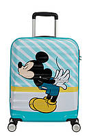 Чемодан 55 См American Tourister WAVEBREAKER DISNEY - KISS BLUE 55x40x20 31C*31001 QT, код: 8290648