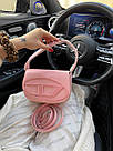 Жіноча сумка Дизель рожева Diesel Pink, фото 5