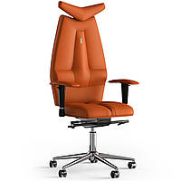 Кресло KULIK SYSTEM JET Экокожа с подголовником без строчки Оранжевый (3-901-BS-MC-0210) QT, код: 1689676