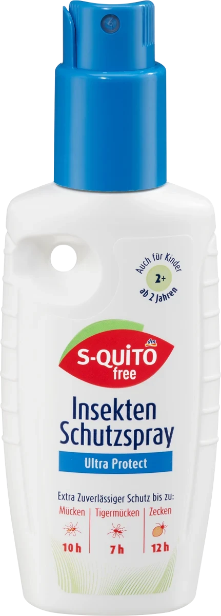 Захисний спрей від комах S-quito free Ultra Protect, 100 мл.