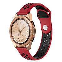 Ремешок BeWatch sport-style для Samsung Galaxy Watch 42 мм Красно-Черный (1010131.2) DH, код: 382839