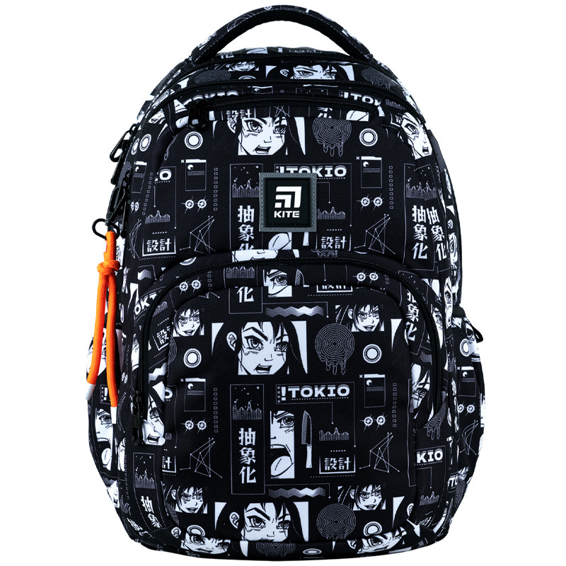 Рюкзак Kite Education teens 44x31.5x14 см, 26 л, чорний (K24-903L-3)