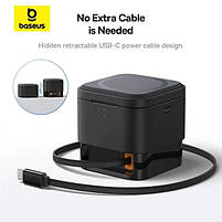 Бездротовий зарядний пристрій Baseus 2-in-1 MagPro 25W Black (P10264100121-00), фото 6