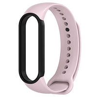 Ремешок MiJobs Double Color для Xiaomi Mi Band 5 6 Pink Black DH, код: 6499509