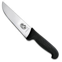 Кухонный нож мясника Victorinox Fibrox Butcher 16 см Черный (5.5203.16) UL, код: 1709113