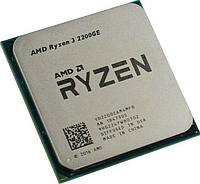 Процесор sAM4 AMD Ryzen 3 2200GE 3.2-3.6GHz 4/4 384kB+2MB+4MB DDR4 2933 Radeon Vega 8 8x 35W бу