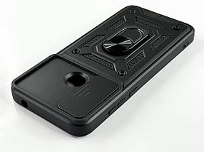 PC + TPU чохол Camshield Armor для ZTE Blade A53 / чорний, фото 4