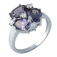 Серебряное кольцо SilverBreeze с александритом 1.121ct (1990377) 19 DH, код: 8022447