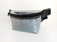 Женская поясная сумка Coolki из мягкого стекла со сменными вкладышами Grey QT, код: 6748898