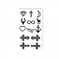 Временное тату Ne Tattoo Символы T-108 DH, код: 7678591
