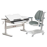 Комплект парта-трансформер Fundesk Fiore Grey + кресло Cubby Magnolia Grey (25154743-5765590) UP, код: 8259783