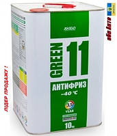 Антифриз для двигуна готовий 10кг Antifreeze Green 11 -40 С XA 50406