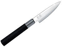 Нож кухонный овощной 100 мм KAI Wasabi Black (6710P) UL, код: 7940177