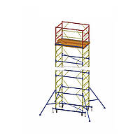 Строительная вышка тура 0.8х1.6 | 5+1 - 7,5м без домкратов