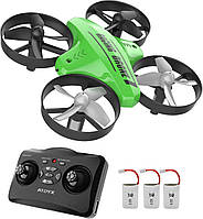 Мини-дрон Легкий для полета Дрон для детей и начинающих, Indoor Outdoor Nano RC Helicopter Quadcopter