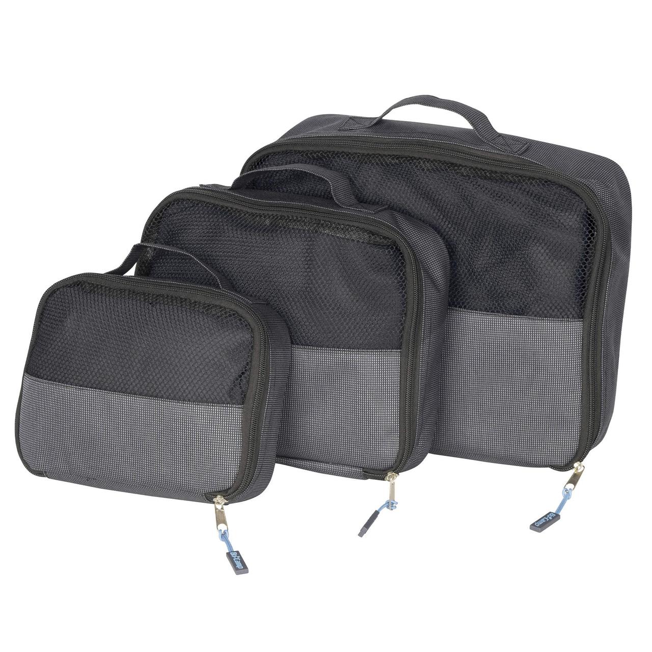 Набір органайзерів дорожніх Bo-Camp Travel Pack Cube 3 pc Anthracite (7504370)