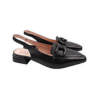 Туфлі жіночі Molka Чорні натуральна шкіра 199-22LTC 37 UL, код: 7373602