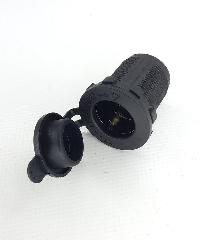 Гніздо під штекер панель 12-24V, фото 1