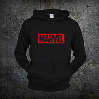 Худи Fruit of the Loom Логотип Марвел Кофта Logo Marvel Черный S (1089) UL, код: 7583915