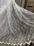 Тюль Lambada молочно-бежева хвиля, фото 4