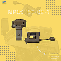 Ліхтарик фонарик MPLS charge, тактичний на шолом/ каску з кріпленням, 4 LED (+інфрачервоний)