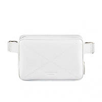Шкіряна сумка жіноча BlankNote Dropbag Mini Біла (BN-BAG-6-light-bw) QT, код: 1283821