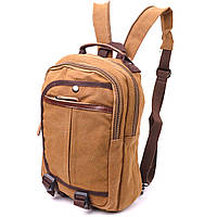 Рюкзак из текстиля 21257 Vintage Коричневый DH, код: 8305691