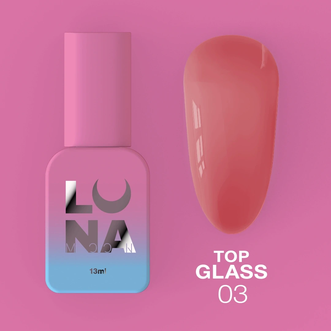 Luna Топ для гель-лаку Top Glass 03, 13ml, фото 1