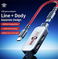 Зовнішня звукова карта 3 в 1 стерео Plextone GS2 usb Typec-C Hi-Res роз'єм з адаптером зарядного пристрою, фото 5