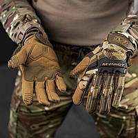 Рукавиці тактичні Mechanix M-PACT® Multicam Gloves, штурмові рукавиці механікс для військових ЗСУ