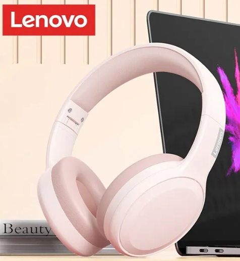 Бездротові навушники Lenovo TH30 Навушники Bluetooth 5.3 Складна ігрова гарнітура Спортивні навушники з мікрофоном, фото 1