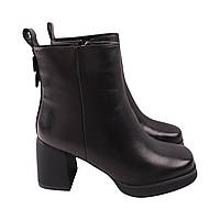 Ботинки женские Oeego черные натуральная кожа 183-24ZH 39 NX, код: 8333427