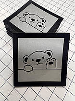 Нашивка Ведмедик світловідбиваючий 50х50 мм, фото 5