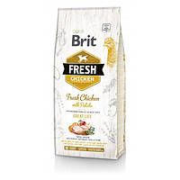 Сухой корм для взрослых собак Brit Fresh Great Life с курицей и картофелем 12 кг (85956025307 NX, код: 7567931
