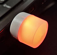 USB Лампа для повербанка, ночник красный свет