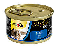 Влажный корм для кошек Gimborn ShinyCat с тунцом 70 г (4002064413082 4002064413280) NX, код: 7581619