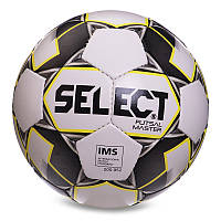 Мяч футзальный Select Futsal Master IMS Z-MASTER-WBK №4 Бело-черно-желтый (57508441) z110-2024