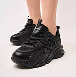 Кросівки жіночі весняні Lonza сітка гума чорні, фото 10
