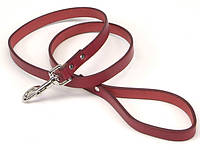 Кожаный поводок для собак Coastal Circle-T 2 х 120 см Красный (76484115011) GG, код: 7890840