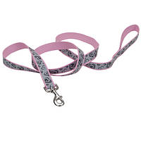 Светоотражающий поводок для собак Coastal Lazer Brite Reflective Leash 2.5 см х 1.8 м сердечк GG, код: 7890899