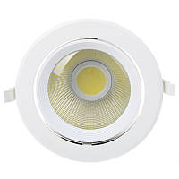 Светильник потолочный led встроенный Brille 30W LED-168 Белый GG, код: 7272923
