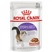 Корм Royal Canin Sterilised влажный для стерилизованных взрослых котов 85 гр NX, код: 8452009
