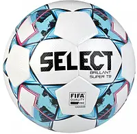 М'яч футбольний Select Brillant Super TB FIFA біло-синій Уні 5 361593-051 5 z110-2024