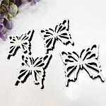 Декор дерев'яний "Метелик" 3,5*3,5 см, фото 3