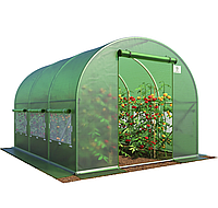 Садовая теплица Green Garden Tunnel 18м2 (3х6х2) парник для овощей